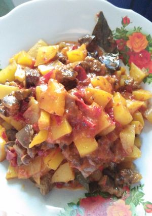Foto resep Sambel goreng kentang rempela ati