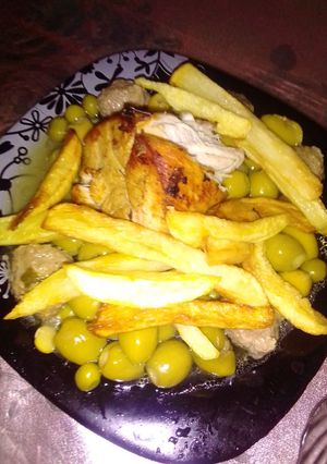 صورة لوصفة مرقة زيتون بيضة 🥰⁦❤️⁩