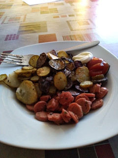 Una foto de Papas chilotas al horno