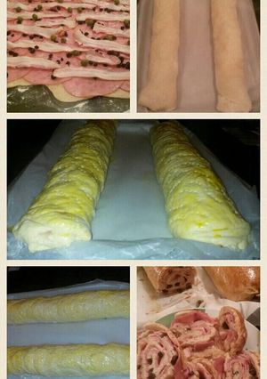 Una foto de Pan de jamón