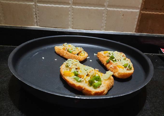 Recipe of Ultimate Garlic bread bruschetta