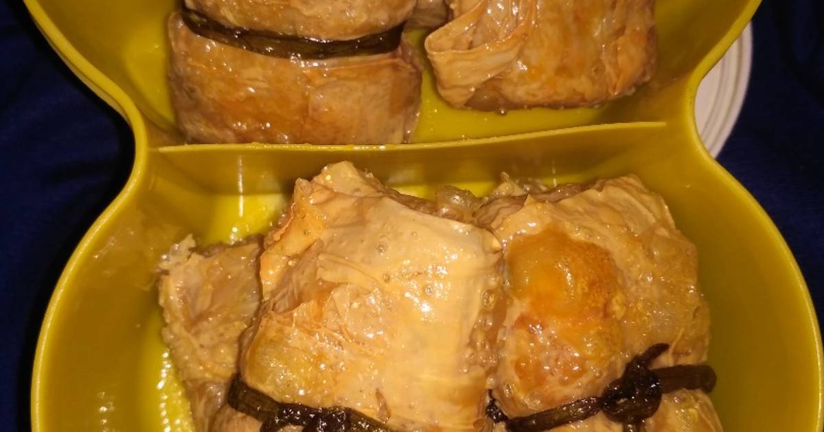  Resep  Dimsum  kulit tahu  isi ayam  dan udang oleh sasaa 