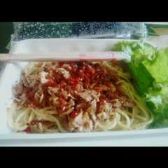 A picture of Spaghetti Hot spicy Tuna.
