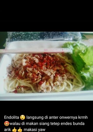 Foto resep Spaghetti Hot spicy Tuna