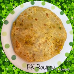 A picture of Pyaz ka paratha.