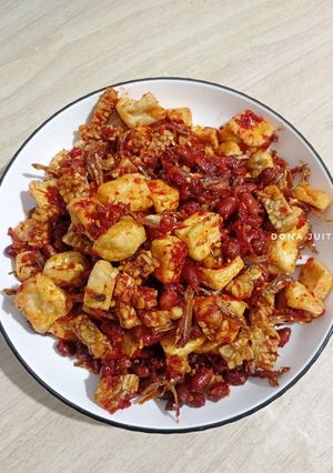 Foto resep Balado Tahu Tempe Teri Kacang