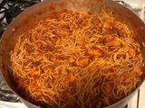 Cajun Chicken and Sausage Spaghetti