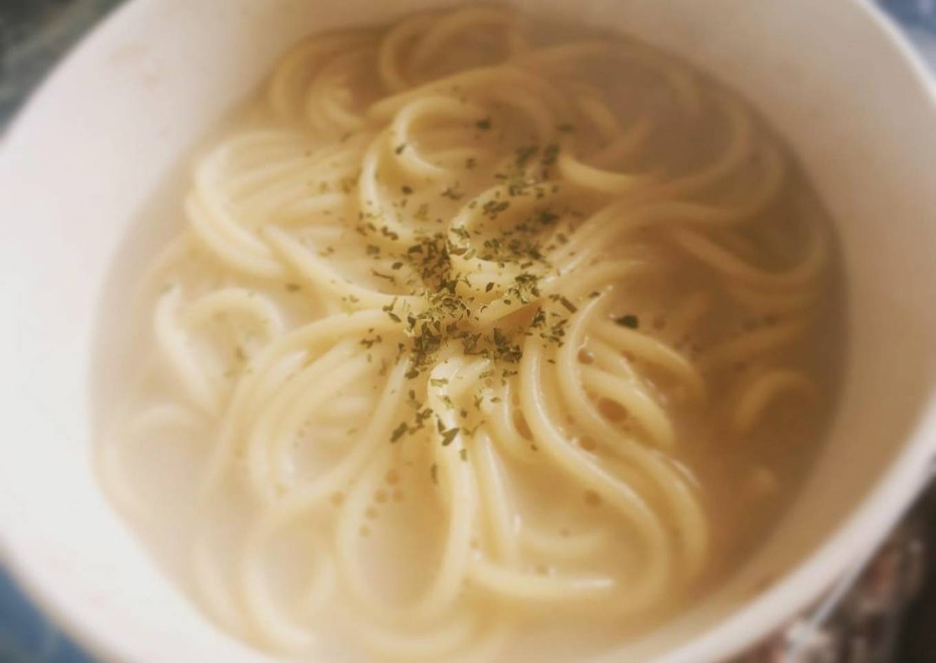 Milk ConsommÃ© Pasta