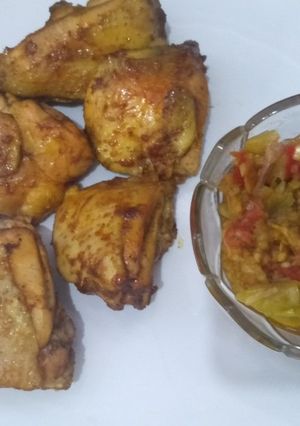 Foto resep Ayam oven kare instan