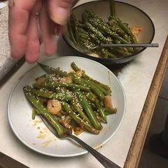 A picture of Spicy Green Beans.