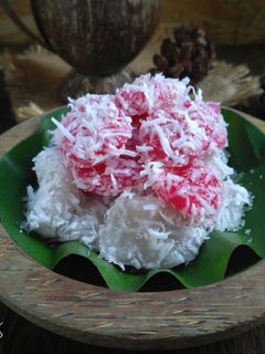 Foto resep Cenil aci merah putih