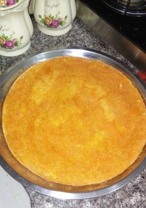 صورة لوصفة كنافه خشنه على طريقتي