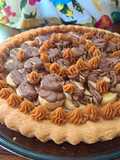 Tarta de banana split
