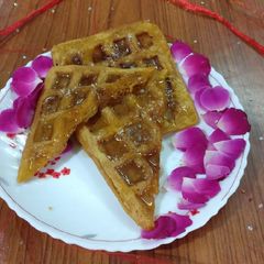 A picture of Mango Waffles.