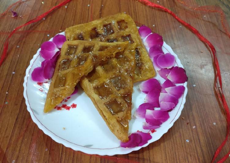 Steps to Make Speedy Mango Waffles