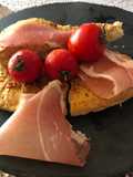 Focaccia cu jambon!