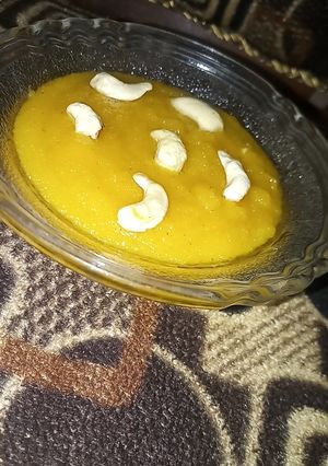 A picture of Suji Ka Halwa.
