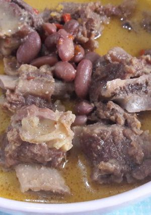 Foto resep Gulai Iga kacang merah
