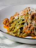 Bell Pepper Pasta with Ground Pork
