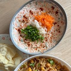 A picture of Gajar Muli ka Raita.