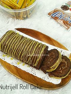Foto resep Bolu Gulung Nutrijell#keto friendly