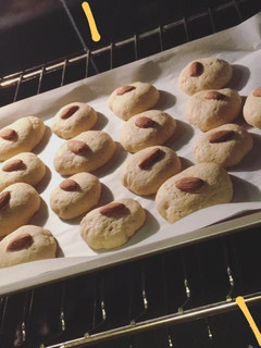 Una foto de Galletas de almendra