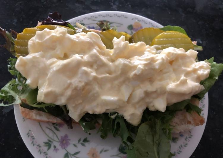 Steps to Prepare Any-night-of-the-week Creamy egg salad