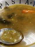 Caldo de verduras con miso