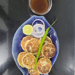 A picture of Dahi kabab.