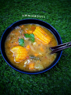A picture of Veggie soup.