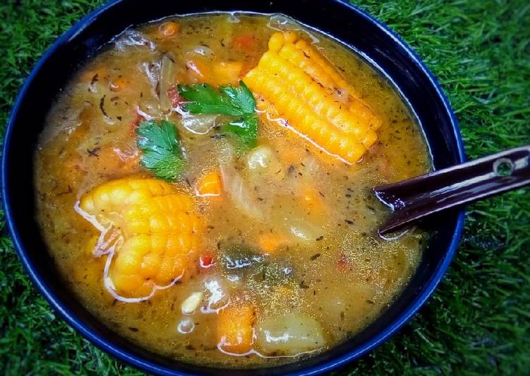 Recipe of Homemade Veggie soup