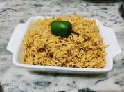 A picture of keema rice