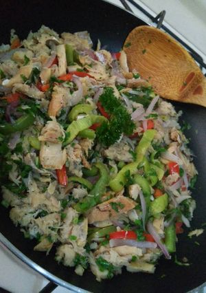 Una foto de Bacalao guisado