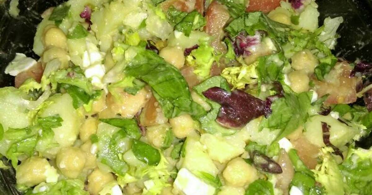 Ensalada de garbanzos a la mostaza Receta de Mery Cookpad