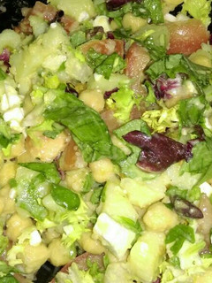 Una foto de Ensalada de garbanzos a la mostaza