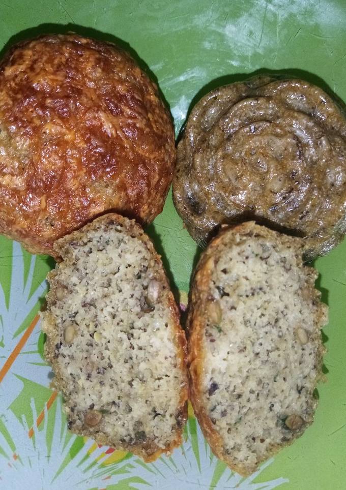 Булочки з сочевиці та пшона