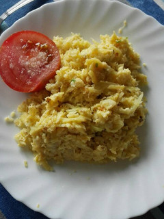 Una foto de Bacalao a la dorada