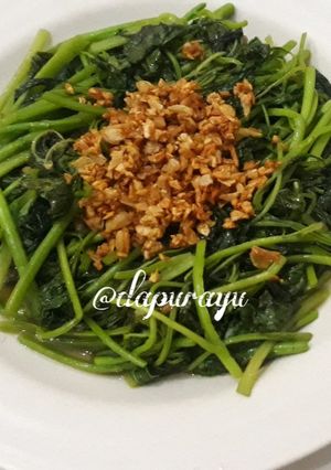 Foto resep Cah bayam bawang putih