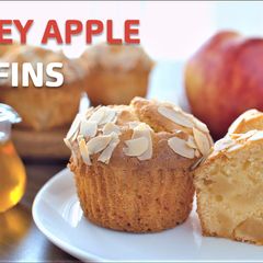 A picture of Honey and Apple Muffins.