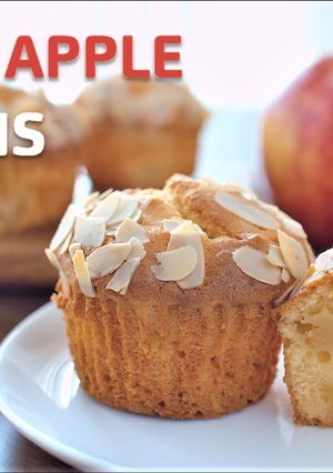 A picture of Honey and Apple Muffins.