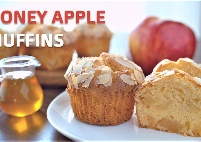 Recipe of Ultimate Honey and Apple Muffins 【Recipe Video】