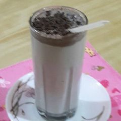 Oreo milk shake without icecream A picture of Oreo milk shake without icecream.