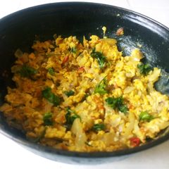 A picture of Egg bhurji.
