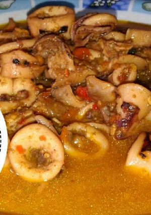 Foto resep Cumi pedas asam kandis