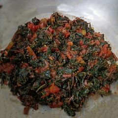 Lal saag sabji A picture of Lal saag sabji.