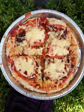 Recipe Quick pizza recipe with left over bread dough the  Makes Drooling Makes you drool