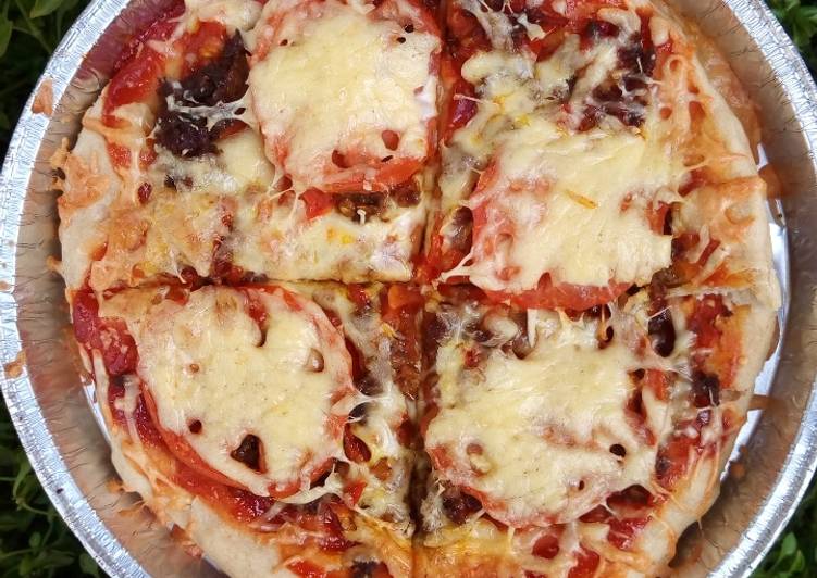 Step-by-Step Guide to Make Ultimate Quick pizza recipe with left over bread dough