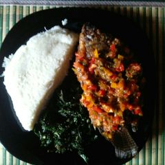 A picture of Sweet and sour fish #localsoulfoodchallenge.
