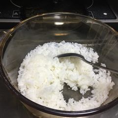 A picture of Japanese white rice standard.