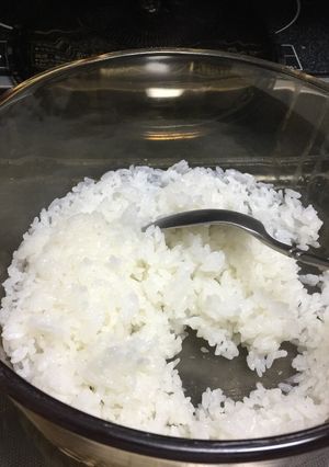 A picture of Japanese white rice standard.